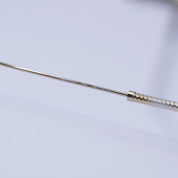 🕶️ New Montblanc MB0113O 004 Eyeglasses - Gold Frame 58mm - Picture 7 of 10